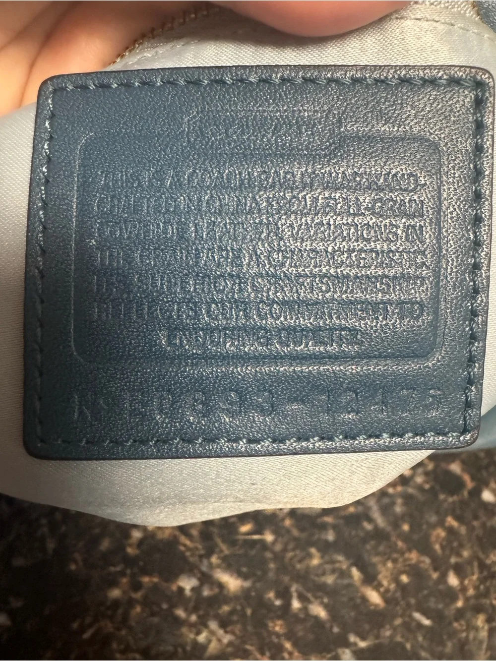 Coach Hamptons Lindsay Satchel 12475 Teal Leather 2008 Rare Y2K